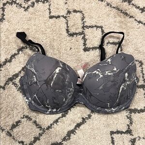 Victoria's Secret Charcoal Marble Bra